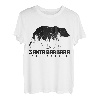 Santa Barbara California Bear Grizzly Pride im Freien, Vintage-Stil T-Shirt