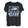 Angeln, Angler, Freundin, Fischer, Fisch T-Shirt