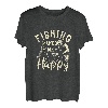 Angeln Glücklicher Fischer Fisch Zitate T-Shirt