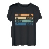 Herren Vatertag Angelrute Fisherman Here T-Shirt