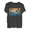 Herren Vatertag Angelrute Fisherman Here T-Shirt