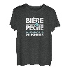 Bier und Angeln - Geschenk für Humor, Fischer Geburtstag T-Shirt
