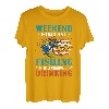 Wochenendvorhersage Angeln mit einer Chance des Trinkens T-Shirt