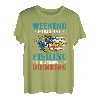 Wochenendvorhersage Angeln mit einer Chance des Trinkens T-Shirt