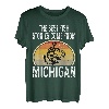Die besten Fischgeschichten kommen aus Michigan Funny Fishing Retro T-Shirt