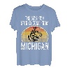 Die besten Fischgeschichten kommen aus Michigan Funny Fishing Retro T-Shirt