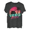 Vintage Vero Beach Florida Palmen FL Souvenir 80er 90er T-Shirt