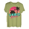 Vintage Vero Beach Florida Palmen FL Souvenir 80er 90er T-Shirt