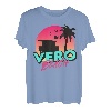 Vintage Vero Beach Florida Palmen FL Souvenir 80er 90er T-Shirt