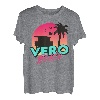 Vintage Vero Beach Florida Palmen FL Souvenir 80er 90er T-Shirt