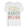 Kings Are Named Melvin Shirt Lustiger personalisierter Name T-Shirt