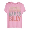 Lustiges personalisiertes Namensshirt Kings Are Named Billy T-Shirt