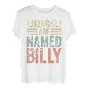Lustiges personalisiertes Namensshirt Kings Are Named Billy T-Shirt