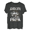 Herren Manche Menschen Nennen Mich Angler Die Wichtigsten Papa Dad T-Shirt