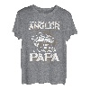 Herren Manche Menschen Nennen Mich Angler Die Wichtigsten Papa Dad T-Shirt
