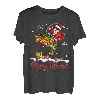 Merry Fishmas Lustige Weihnachts-Fischlichter, Weihnachtsmann-Angeln T-Shirt