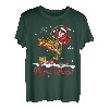 Merry Fishmas Lustige Weihnachts-Fischlichter, Weihnachtsmann-Angeln T-Shirt