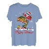 Merry Fishmas Lustige Weihnachts-Fischlichter, Weihnachtsmann-Angeln T-Shirt