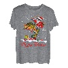 Merry Fishmas Lustige Weihnachts-Fischlichter, Weihnachtsmann-Angeln T-Shirt