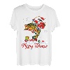 Merry Fishmas Lustige Weihnachts-Fischlichter, Weihnachtsmann-Angeln T-Shirt