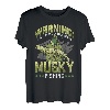 Moschus-Shirt Moschus-Shirts Muskellunge Fisch Moschus Angeln T-Shirt