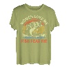 Herren Lustiges Angelhemd für Damen von Want Me Fish Fear Me Fisherman Dad T-Shirt