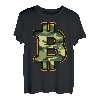 Camouflage-Bitcoin-Logo für alle, die gerne Camo tragen T-Shirt