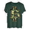 Camouflage-Bitcoin-Logo für alle, die gerne Camo tragen T-Shirt