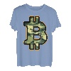 Camouflage-Bitcoin-Logo für alle, die gerne Camo tragen T-Shirt