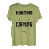 Jagd löst die meisten meiner Probleme Angeln Jagd Fische T-Shirt