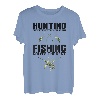 Jagd löst die meisten meiner Probleme Angeln Jagd Fische T-Shirt