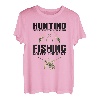 Jagd löst die meisten meiner Probleme Angeln Jagd Fische T-Shirt
