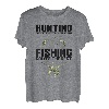 Jagd löst die meisten meiner Probleme Angeln Jagd Fische T-Shirt