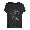Retro Angler Splash Art Fischer Vintage Angelrute Fisch T-Shirt