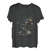 Retro Angler Splash Art Fischer Vintage Angelrute Fisch T-Shirt