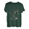 Retro Angler Splash Art Fischer Vintage Angelrute Fisch T-Shirt
