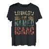 Lustiger personalisierter Name Shirt Kings Are Named Isaac T-Shirt
