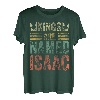 Lustiger personalisierter Name Shirt Kings Are Named Isaac T-Shirt