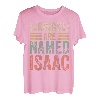 Lustiger personalisierter Name Shirt Kings Are Named Isaac T-Shirt