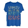 Lustiger personalisierter Name Shirt Kings Are Named Isaac T-Shirt