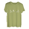 Angeln Herzschlag Fliegenfischen Angler Geschenk T-Shirt