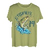 14 Jahre alt Angeln Geburtstag 14. Barsch Fisch Teenager Junge Mädchen T-Shirt