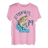 14 Jahre alt Angeln Geburtstag 14. Barsch Fisch Teenager Junge Mädchen T-Shirt
