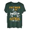 Vatertags-T-Shirt  Fishing Partners For Life  von Vater und Sohn T-Shirt