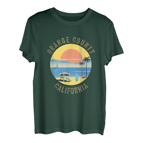 Orange County Souvenir-Bekleidung - Retro Vintage Orange County T-Shirt