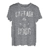 Herren Lustiges personalisiertes Bootsshirt mit Vorname Captain Doug T-Shirt