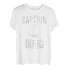 Herren Lustiges personalisiertes Bootsshirt mit Vorname Captain Doug T-Shirt