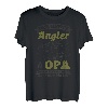 Herren Bester Opa Angeln Angler Anglerfan Fischer Fischen T-Shirt