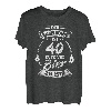 Herren Der Angelkönig Ist 40 Rute Und Bier Zu Mir Angler Geburtstag T-Shirt