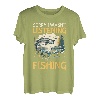 Lustiges Fischen, das sagt, dass ich an Fischen dachte T-Shirt